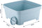 MINKY WASHING UP BOWL WITH SINK PLUG STRAINER SQUARE SLATE BLUE 11L. VC10000118