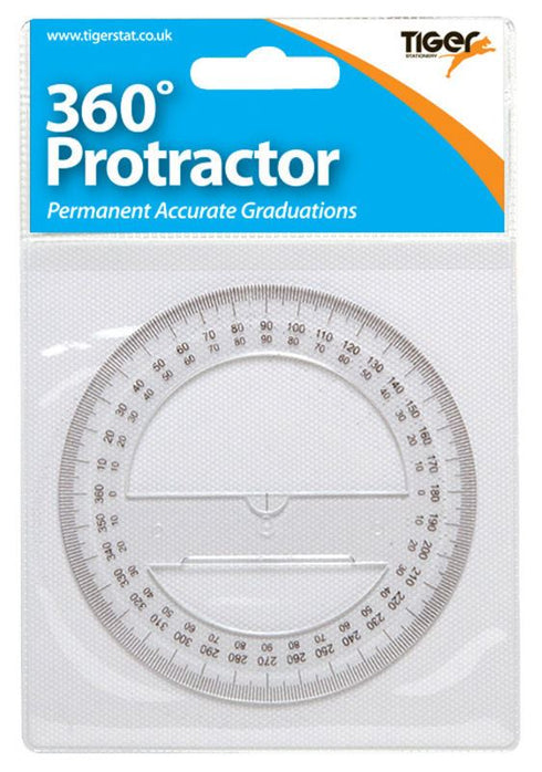 360 Degree Protractor - TIGER 10CM 4 Inch T301478