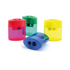 TIGER DRUM TWO HOLE SHARPENER ASSORTED COLOUR. T301522
