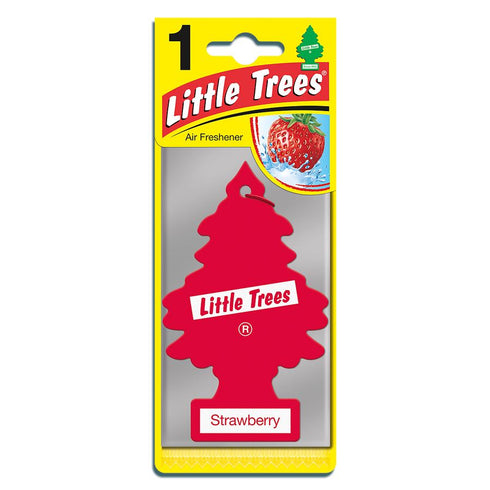 LITTLE TREES CAR AIR FRESHENER - STRAWBERRY. MTR0013