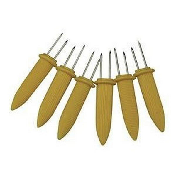 Corn on the Cob Forks - Screw-In Style Sweetcorn Set of 6