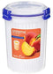 SISTEMA KLIP IT PLUS ROUND FOOD CONTAINER WITH STRAINER 1 LITRE. SIS881380