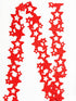 CHRISTMAS XMAS TABLE DECORATION RUNNER SOFT DECOR AIR LAID 72 INCH X 5 CM STARS DESIGN. TARU