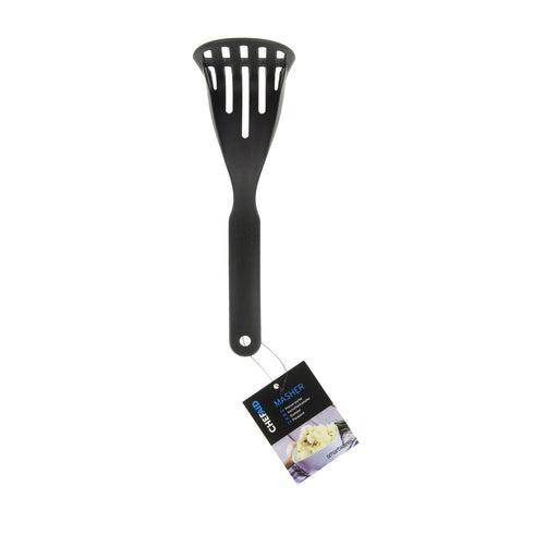 Black Potato Masher - CHEF AID 10E06601 High-Quality Kitchen Tool