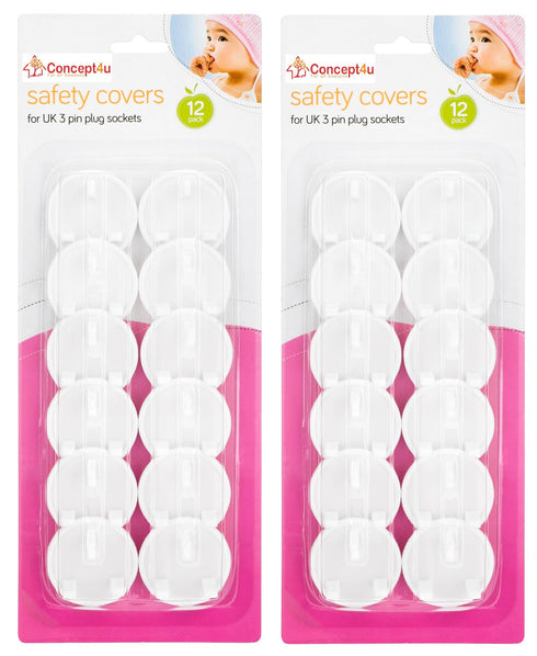 BABYPIPKIN HOME BABY SAFETY SOCKET COVERS 12/PK. Z66055