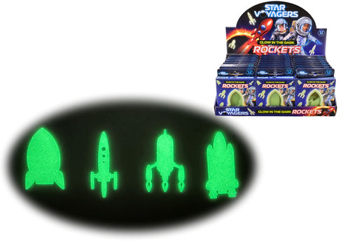 Glow Rockets Toy - STAR VOYAGERS 12PCS Set for Kids | TY0408