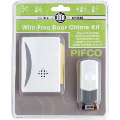 Wireless Doorbell Kit - PIFCO Cordless Chime ELA1163