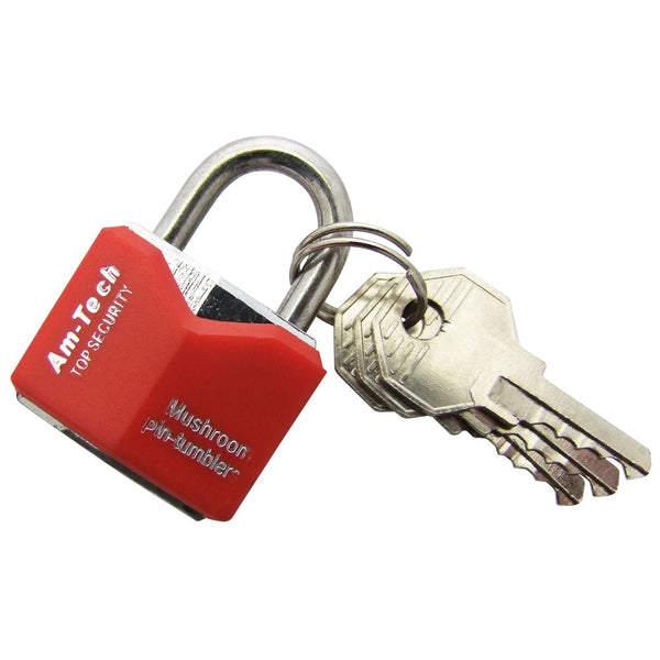Chrome Plated Padlock - AM-TECH 25MM RHOMBIC T0702