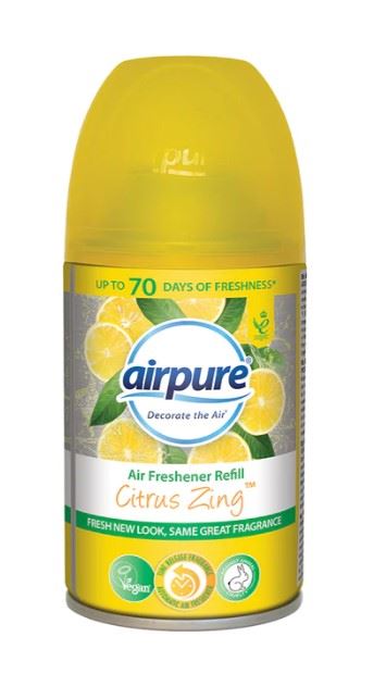Citrus Air Freshener Refill - AIRPURE Automatic 250ML AF133B
