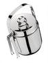 GRUNWERG STAINLESS STEEL ICE BUCKET AND TONG SET. IBS130DW