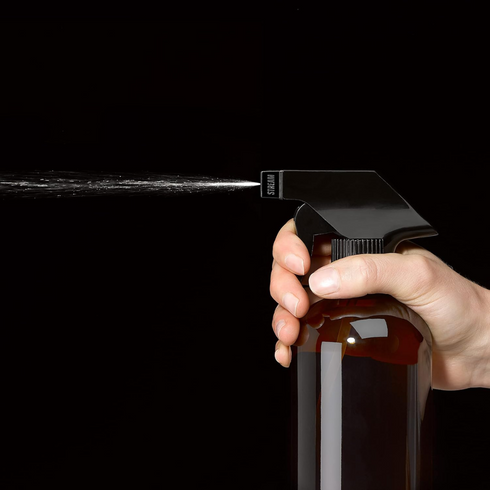 ELLIOT GLASS SPRAY BOTTLE BROWN 480ML. 10F01284