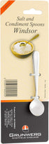 GRUNWERG WINDSOR SALT SPOONS SET OF 2. 2SLTSWDR/C 2SLTSWSR/C