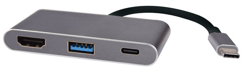 USB-C Hub Adapter - AV LINK 3 Port Slim USB 3.0 Type-C