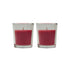 LUMAR AROMATIC BERRIES GLASS CANDLE JAR 2/PK. PS109099