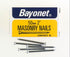 Masonry Nails 50mm - Zinc Plated, 36 Pack | FS12210