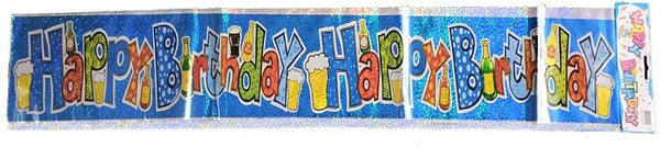 Birthday Party Banner - Colorful Celebration Decor JL0140