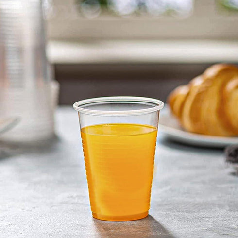 Clear Plastic Cups 200ml - Grab & Go 100 Pack | 10521.07