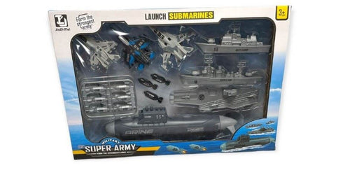 Navy Submarine Toy - TOP MILITARY SUPER ARMY NAVY Play Set HU9344