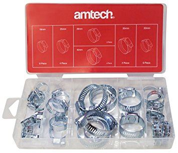 Hose Clamp Assortment - AMTECH 26 Piece Set S6290