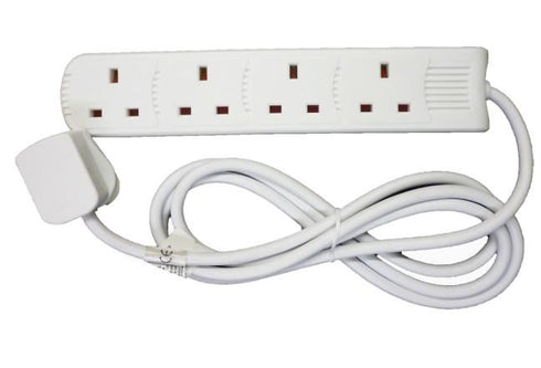 POWER PLUS 4 WAY 13AMP NEON EXTENSION LEAD 2MTR. PP1121