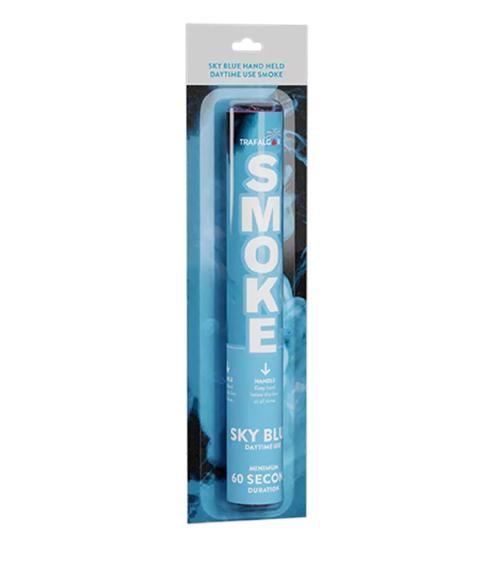 TRAFALGAR HANDHELD DAYTIME COLOURED SMOKE- SKY BLUE. CR-RPS001SB