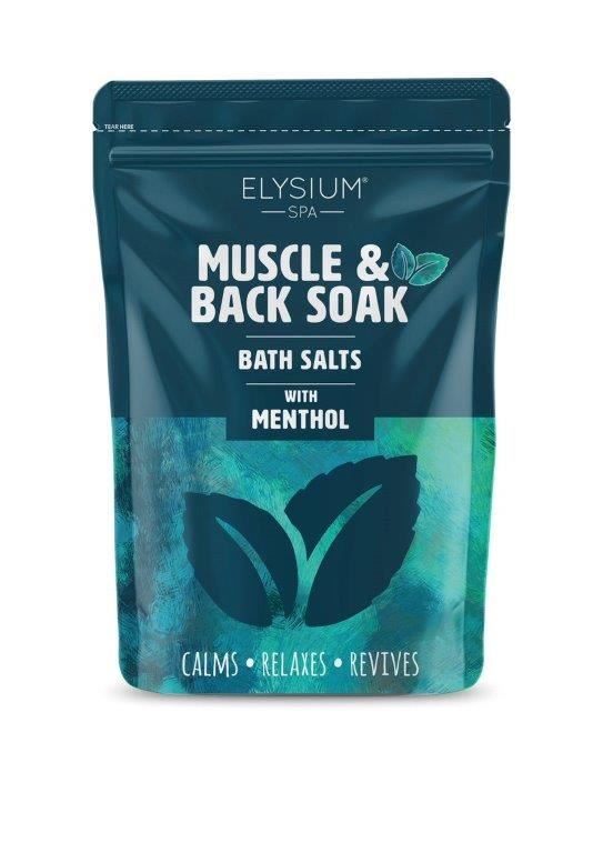 Muscle Soak Menthol - Elysium Muscle & Back Soak 450g Relief