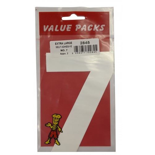 Extra Large Adhesive Numbers - FAST PAK VALUE 2845, 2 Pack