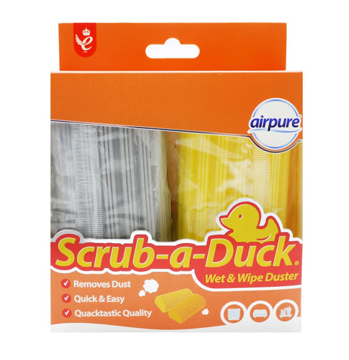Duck Duster Pack - AIRPURE SCRUB-A-DUCK WET & WIPE 2/PK
