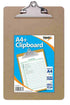 A4 Clipboard Masonite - Durable T301875 Office Essential