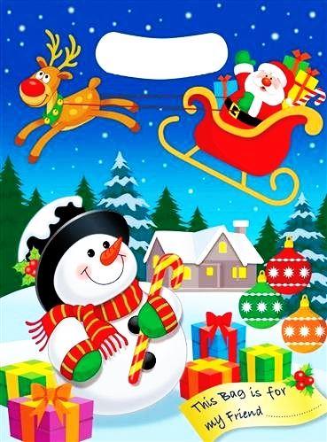 8PCS CHRISTMAS PARTY LOOT BAGS. 396142