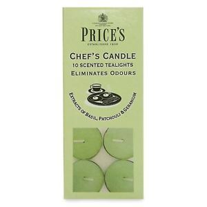 PRICES CHEFS TEALIGHT CANDLES 4HRS 10/PK. FR351016 372490