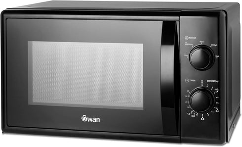 SWAN MANUAL MICROWAVE 5 POWER LEVELS 20L 700W BLACK SM4420BLK. SM4420BLK