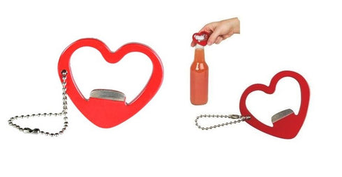 METAL BOTTLE OPENER HEART SHAPED. 795019
