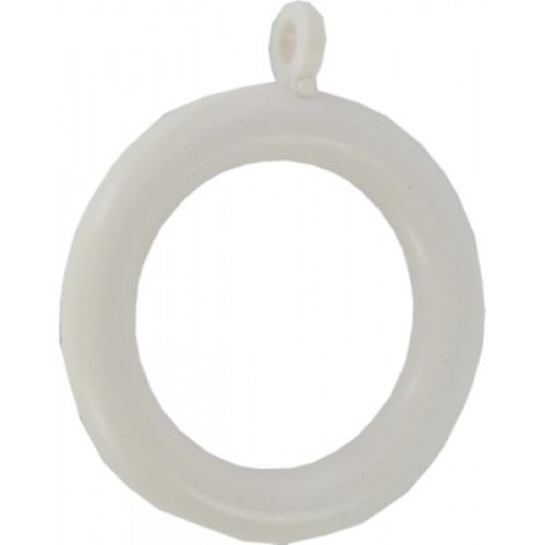 White Curtain Rings - FAST PAK VALUE 6883 56MM Pack of 6