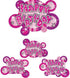 HAPPY BIRTHDAY MOBILE BANNER PINK. DP07836