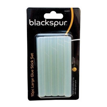 Large Glue Sticks - BLACKSPUR 12MM X 100MM 10/PK BBGG201