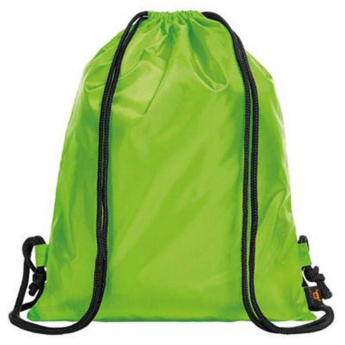 HALFAR DRAWSTRING GREEN BAG. 1802716GREEN