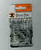 Picture Hanging Pins - SHAW X BRASS HEAD 10/PK FS12831