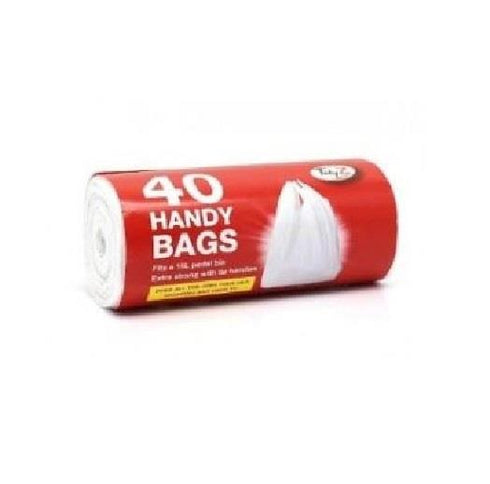 Pedal Bin Bags - TIDYZ Extra Strong 15L Pack of 40 | B0046D