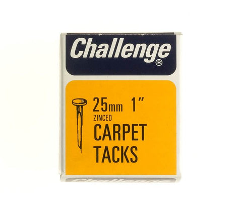 Carpet Tacks 25mm - Zinc Plated for Durability | FS11404