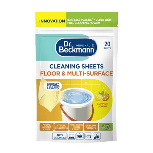 Multi Surface Cleaning Sheets - DR BECKMANN Summer Lemon 20 Pack