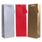 TALLON CHRISTMAS ASSORTED COLOUR METT BOTTLE BAGS 36 X 12CM. TAX9406A