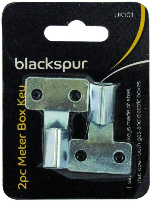 Meter Box Key - BLACKSPUR Metal Meter Box Key 2 Pcs Set BB-UK101