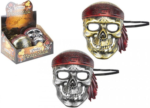 ASSORTED DESIGN PIRATE SKULL FACE MASK. PI369018