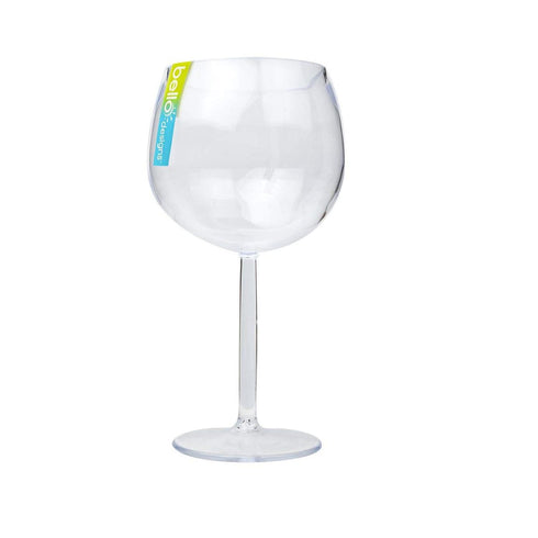 BELLO BALLOON CLEAR PLASTIC GIN COCKTAIL GLASS 600ML. AM5885