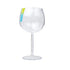 BELLO BALLOON CLEAR PLASTIC GIN COCKTAIL GLASS 600ML. AM5885