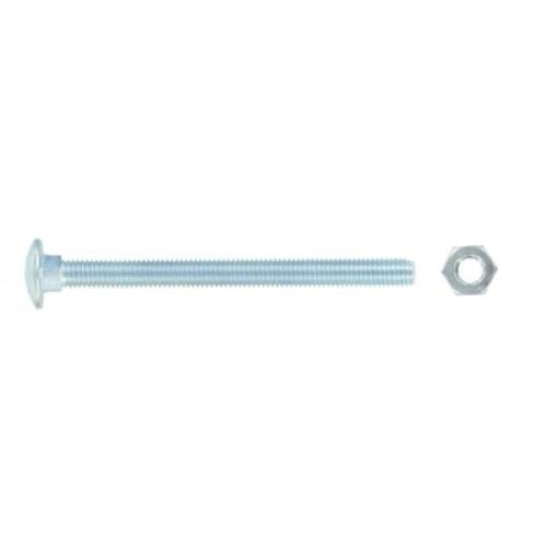 Cup Square Bolts M8 x 50 - Zinc Coated with Nuts - FAST PAK