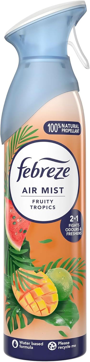 FEBREZE AIR FRESHENER SPRAY FRUITY TROPICS 185ML. HOFEB246