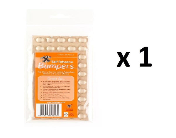 Clear Door Bumpers - Self Adhesive, 50 Pack | SHAW X FS13016