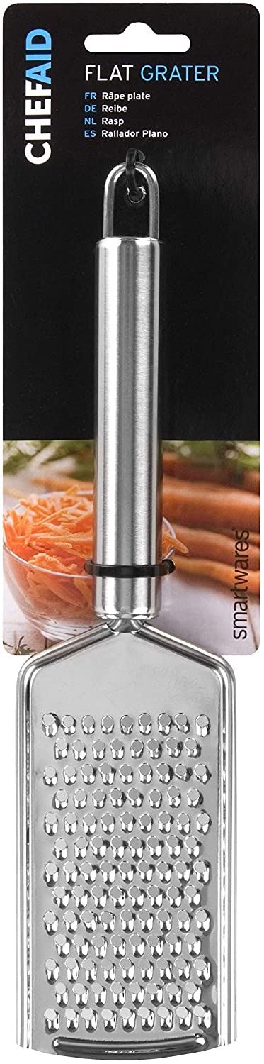 Stainless Steel Grater - CHEF AID FLAT GRATER 10E10421